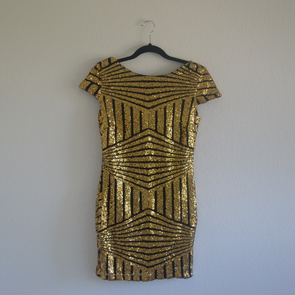 Gold Color Dress